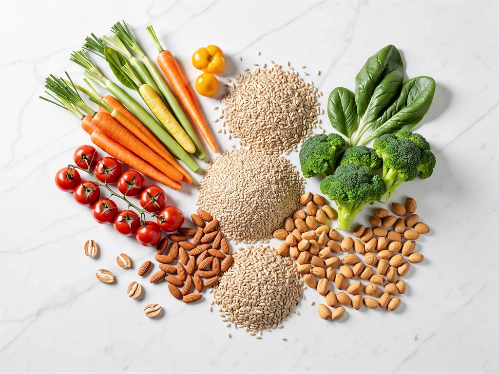 Frische gesunde Zutaten für Nutriziologie